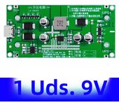 Type-C 15W 3A 18650 Lithium Battery Charger Module DC-DC Step Up Booster Fast Charge UPS Power Supply / Converter 5V 9V 12V