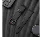 Samsung Galaxy Watch Active Adjustable Leather Strap 22mm Retro PU Leather Breathable and Waterproof for Smart Watch Accessories