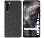 Tumundosmartphone Funda Gel Tpu para OnePlus Nord diseño Metal Dibujos