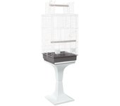 Voltrega - JAULA LORO 835 BLANCA + PIE
