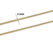 2meters Stainless Steel Cuban Chains Bulk Gold Color Ball Bead Link Chains Lot for Necklace Bracelet Diy Jewelry Making Supplies