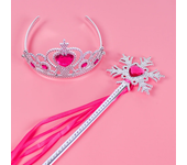 Pincess Anna Elsa Cosply Accessories Crown Magic Wand Necklace Wig Gloves Frozen Snow White Belle Cinderella Princess Role Play