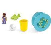 Playmobil junior aqua rueda de agua con bebe tiburon