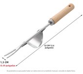 Weeding artifact drafter garden supplies gardening household weed puller root puller weed pulling tool garden rake hand-held loo