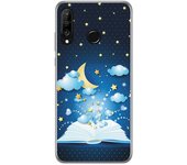 Tumundosmartphone Funda Gel Tpu para Huawei P30 Lite diseño Libro Cuentos Dibujos