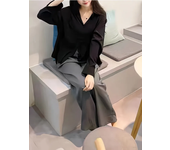 Fashion Casual Office Lady Silk Blouses Autumn Long Sleeve Button Up Shirt Women Elegant Winter Tops  Office Lady Acetate Blouse