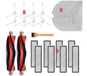 Main Brush For Xiaomi Dreame D9 Dreame Bot L10 Pro Vacuum Cleaner Parts Side Brush HEPA Filter Mop Main Brush Spare Parts
