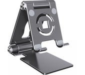 360° Rotation Tablet Stand for iPad, Adjustable Foldable Tablet Holder,Aluminum Phone Stand Compatible with iPad Pro/ Air/ Mini