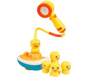 Juego de baño para Bebés, Patito Eléctrico que rociará Agua, Divertidos juego Acuático para niños