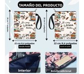 Flower Book Covers Daisy Book Protector Black Vintage Book Sleeve for Paperbacks Washable Fabric Cloth Book Cover with Zipper