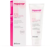 Repavar Crema Hidratante Corporal con Rosa Mosqueta, Colágeno y Vitamina E - Repara, Nutre y Previene la Sequedad de la Piel, Atenúa Marcas Cutáneas y Proporciona Elasticidad - 125 ml