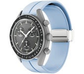 20mm 22mm Strap For Samsung Galaxy watch 6/4/5 pro/classic/gear s3/active 2 Sport Silicone Magnetic Buckle Huawei GT 2 2e 3 band