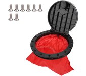 Boat Sealing Hatch Cover Round Circular Type Lid Waterproof Kayak Accessories W/Storage Bag Cover W/Storage Bag Kayak Accessory