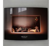 CECOTEC 05365 - Chimenea electrica decorativa de pared Ready Warm 2200 Curved Flames