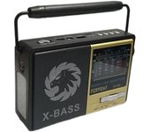 Radio Portátil Retro AM FM Con Altavoz Integrado Mejor Receptor Y Batería Recargable SW1-6/USB/TF Uso Interior Y Exterior