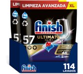 Finish - Finish Powerball Ultimate All in 1 Pastillas para el Lavavajillas, 114 Pastillas