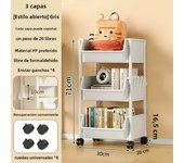 Movable Trolley Bookshelf Assembled Toy Storage Rack Large Capacity Corner Book Storage Rack Multilayer Simple Display Cabinet