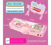 Multi Functional Pencil Case Creative Astronaut Transformation Luminous Primary School Student Cute Fun Stationery Box
