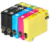 5x Epson 18XL T1811 T1812 T1813 T1814 Cartuchos de Tinta Compatibles para EPSON XP-102 XP-202 XP-205 XP-302 XP-305 XP-402 XP-405 XP-212 XP-215 XP-312 XP-30 XP-415 XP-322
