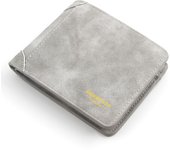 Nueva cartera para hombre MenBense, de piel esmerilada, corta, de gran capacidad, estilo casual y moderno.