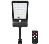 Elbat farola led solar - 350lm - luz regulable 3000k/4000k/6500k - bateria 1800mah - sensor de movimiento - control remoto