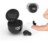 Pequeños mini auriculares invisibles para el trabajo Inalámbricos Bluetooth Pequeños de perfil bajo Micro compactos Auriculares discretos ocultos para el trabajo Pequeños auriculares Mini Mini auriculares invisibles Discretos auriculares invisibles