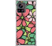 Funda Silicona Antigolpes para Motorola Edge 30 Ultra 5G diseño Flores 02 Dibujos
