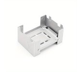 Parrilla Portátil para Exteriores con Asa Placa de Hierro Mini para Barbacoa Camping Senderismo y Viajes Material de Hierro