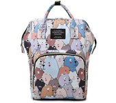 Mochipa para pañales de moda, Bolso de gran capacidad para Mamá, Bolsas multimoción para pantalones de viaje al Aire Libre impermeables para el bebé, Cambio de pañales de gran capacidad, bolsas de pañal, mochipa de viaje