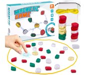Juegos de mesa Ajedrez magnético Juego de mesa magnético Divertidos juegos de mesa magnéticos Juegos de estrategia y rompecabezas Regalo de Navidad para niños