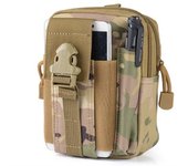 1PC Black Men Waist Bag Pouch Waterproof Tactical Military Sport Hunting Belt Molle Nylon Mobile Phone Bags Travel Outdoor Tools
