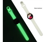 20mm Silicone Luminous Glow Bracelet For Samsung Galaxy Watch 4 5 40 44mm/ Watch4 Classic 42 46mm Sport Wrist Band Strap Correa