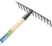 SANCO STORE - PAPILLON Rastrillo Jardin Papillon 14 Puas Mango de madera 130 cm.