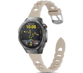 Correa de silicona para Huawei Watch GT 5 - 46mm / GT 5 - 46mm / GT 4 - 46mm / Amazfit GTR 4 / Bip 5 / Garmin Vivoactive 4, Diseño Cadenas Ancho 22mm