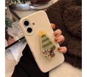 Cheese White Christmas Tree Shake Joy Phone Case For iPhone 16 15 14 13 12 Pro Max Protective Cover