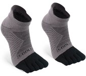1 Double Running Five Finger Socks Summer Thin Breathable Sports Socks Off-road Running Professional Sports Quick Drying Socks