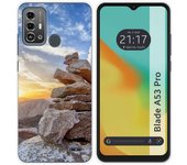Funda Silicona para Zte Blade A53 Pro diseño Sunset Dibujos