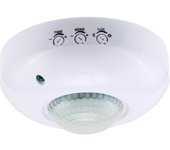 Sensor de presencia para Techo, interruptor de sensor de movimiento PIR de 220-240 V, interruptor de Luz con detector de movimiento de Alta sensibilidad, de detección de 360 ° de 6 m.