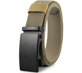 New Men Belts Tactical Nylon Elastic Belt Metal Automatic Buckle Tough Stretch Men's Military Belt 115-150CM Big Size Belts