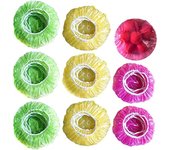 60 piezas de cubiertas para cuencos de comida, cubiertas coloridas para alimentos, cubiertas elásticas reutilizables para almacenamiento, cubiertas para cuencos de plástico Co