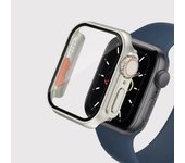 Glass+Case for Apple Watch 45mm 44mm 41mm 40mm 42mm 38mm Screen Protector Cover Change Ultra Bumper iWatch Series 8 7 SE 6 5 3