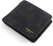 Nueva cartera para hombre MenBense, de piel esmerilada, corta, de gran capacidad, estilo casual y moderno.
