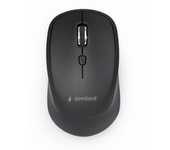 Gembird Ratón Inalámbrico Óptico Negro 4 Botones Nanoreceptor USB 800 - 1600 DPI