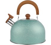 3L Liter Stainless Steel Whistle Kettle Thickened Kettle Gas Induction Cooker Universal Kettle Whistle Kettle Big Tea Kettle