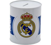 Hucha de Metal Real Madrid Blanca Mediana