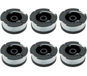 Carrete de Hilo de Nailon-Black & Decker - A6481 A6485 - Paquete de 6 - 10 m-Reposición para desbrozadora