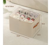 Foldable Shoe Storage Box - Dust-Proof Organizer for Shoes, Space-Saving Shoe Cabinet