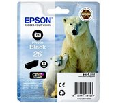 Epson claria premium cartucho foto negro 26 (blister + alarma acustico/radiofrecuencia)