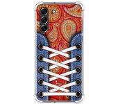 Funda Silicona Antigolpes para Samsung Galaxy S21 FE 5G diseño Zapatillas 10 Dibujos
