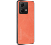 Skin Sensation Fibre Leather Case for Motorola Moto G84 G54 Edge 50 Fuslon X50 Ultra Edge 40 Neo 30 Anti Fall Protection Shell